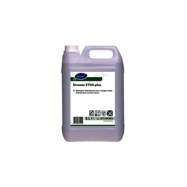 Image de DIVOSAN ETHA-PLUS DETERGENT DESINFECTANT SS RINCAGE 5LX2