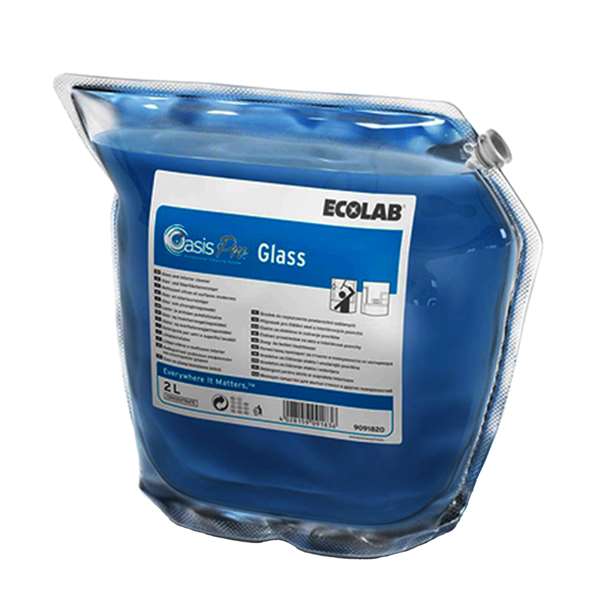 Image de OASIS PRO GLASS NETTOYANT VITRES & SURFACES 2LX2