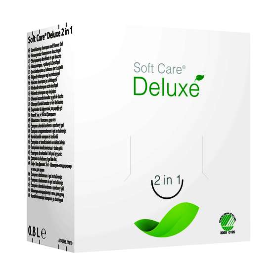 Image de SOFT CARE DELUXE 2EN1 SAVON CORPS & CHEVEUX 800MLX6