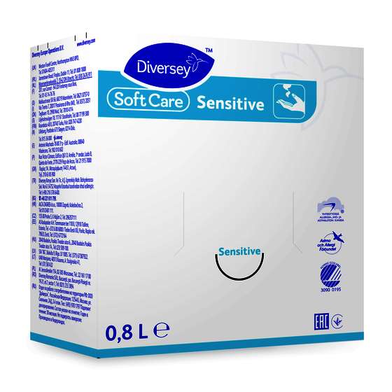 Image de SOFT CARE SENSITIVE SAVON DOUX MAINS 800MLX6