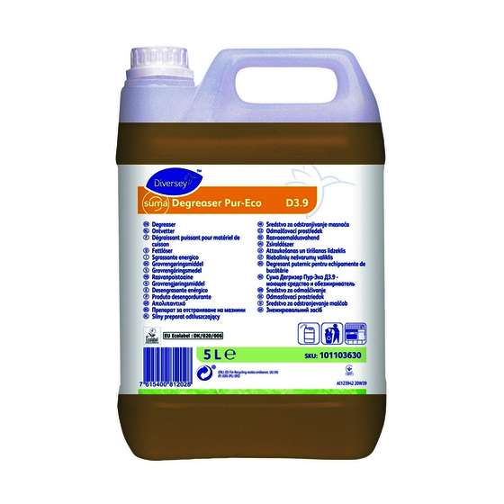 Image de SUMA DEGREASER PUR-ECO D3.9 DEGRAISSANT PUISSANT 5LX2
