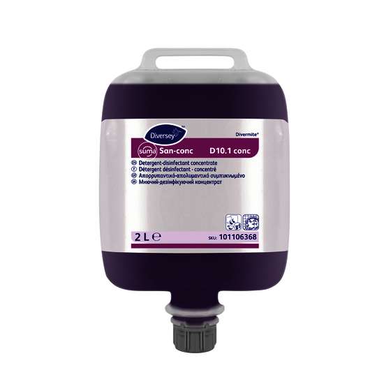 Image de SUMA SAN-CONC D10.1 DEGRAISSANT DESINFECTANT CONCENTRE 2LX3
