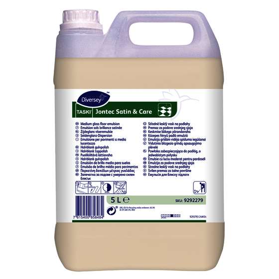 Image de TASKI JONTEC SATIN&CARE EMULSION SOLS BRILLANCE SATINEE 5LX2