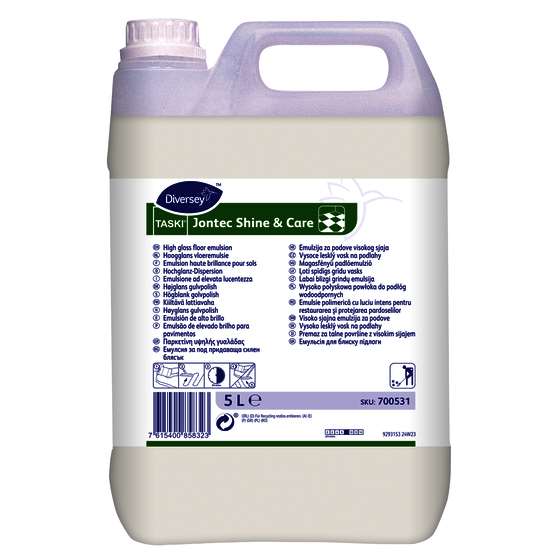 Image de TASKI JONTEC SHINE & CARE EMULSION SOLS HAUTE BRILLANCE 5LX2
