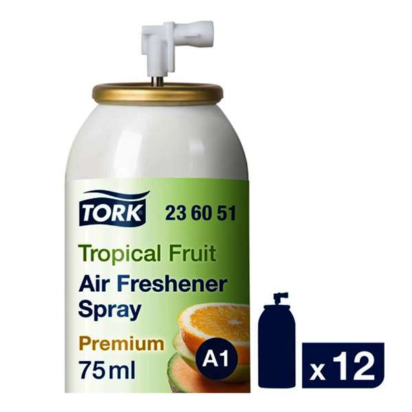 Image de TORK AEROSOL DESODORISANT A1 FRUITS TROPICAUX X12