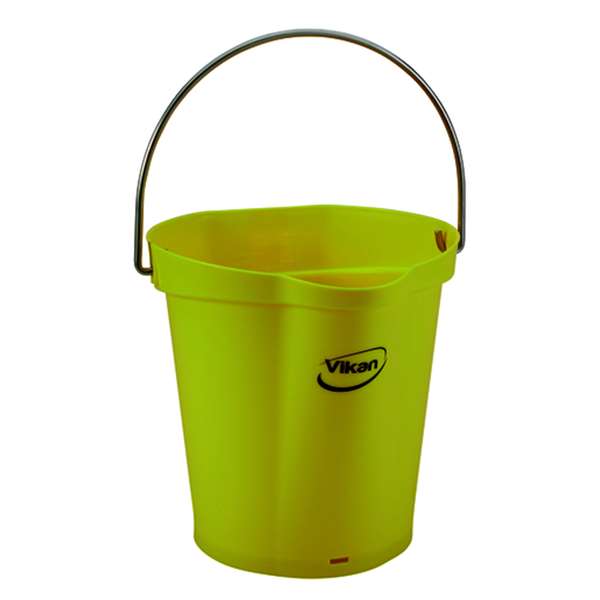 Image de VIKAN SEAU GRADUE BEC VERSEUR ALIMENTAIRE JAUNE 6L