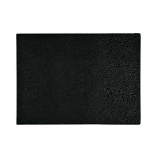 Image de SET DE TABLE EN SIMILI CUIR NOIR 33X45CM X30