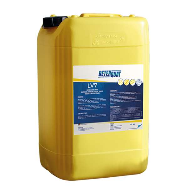 Image de DETERQUAT LV7 DETERGENT DESINFECTANT ALCALIN CHLORE 6KGS