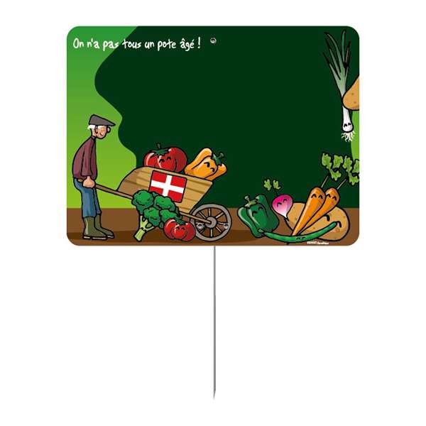 Image de ETIQUETTE LE MARAICHER SAVOYARD HEULA NEUTRE 20X15CM X10