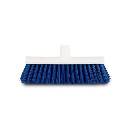 BALAI POUSSOIR ALIMENTAIRE FIBRE DURE BLEU 30CM