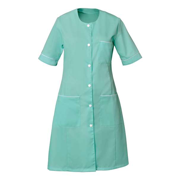 Image de BLOUSE MANCHES COURTES ARIANA VERT NIL T.5