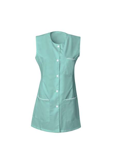 Image de BLOUSE TAYLOR SM POLY/COTON VERT NIL T.6