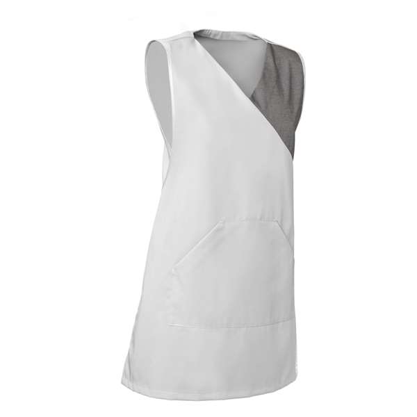 Image de CHASUBLE EMMA BLANC CHAMBRAY NOIR TAILLE UNIQUE