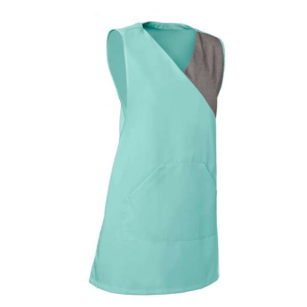 Image de CHASUBLE EMMA VERT NIL CHAMBRAY TAILLE UNIQUE