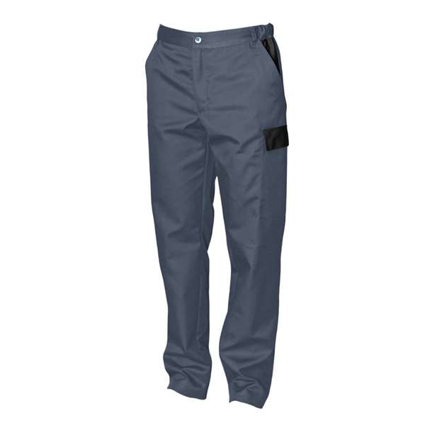 Image de PANTALON HOMME ACHILLE GRIS NIMBUS/NOIR T.44