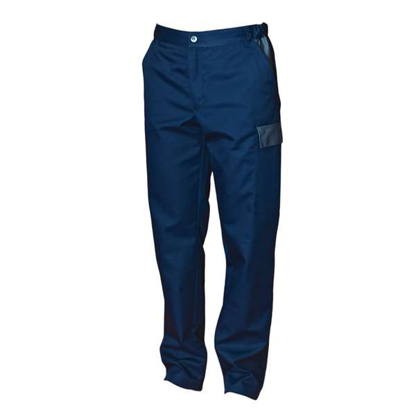 Image de PANTALON HOMME ACHILLE MARINE/GRIS NIMBUS T.54