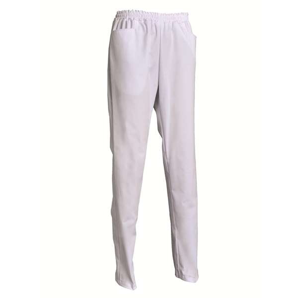 Image de PANTALON MIXTE DALI BLANC TENCEL T.4