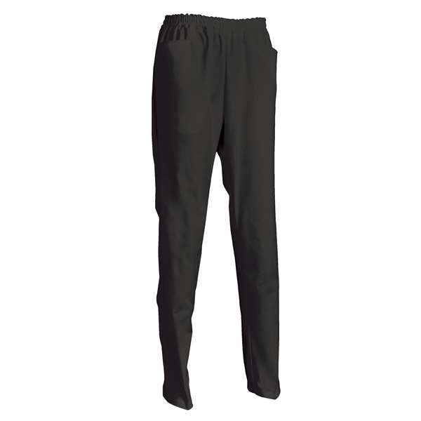 Image de PANTALON MIXTE DALI NOIR TENCEL T.3