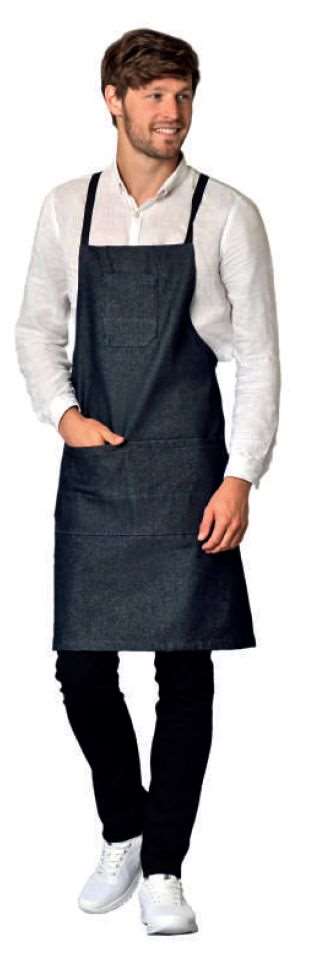 Image de TABLIER BARRY POCHE HAUTE/POCHE CENTRALE COTON TU JEAN