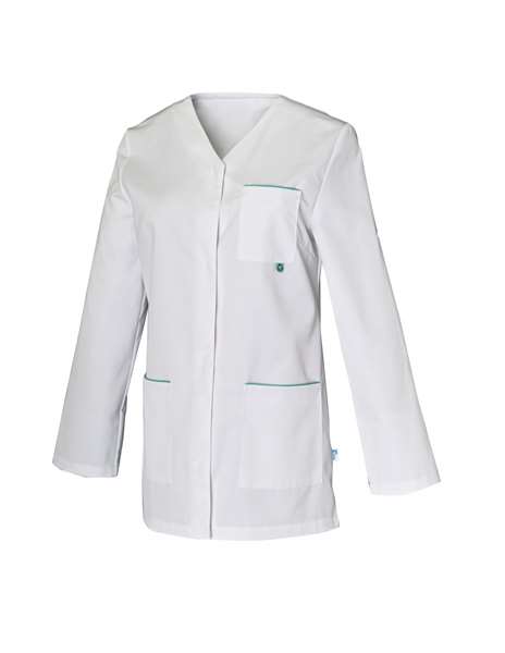 Image de TUNIQUE AURORE MANCHES LONGUES REGLABLE BLANC T.0