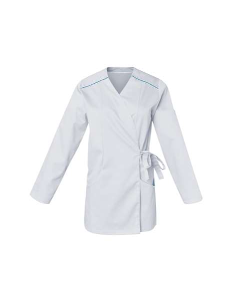 Image de TUNIQUE GRETA MANCHES REGLABLES BLANC/ATOLL T.6