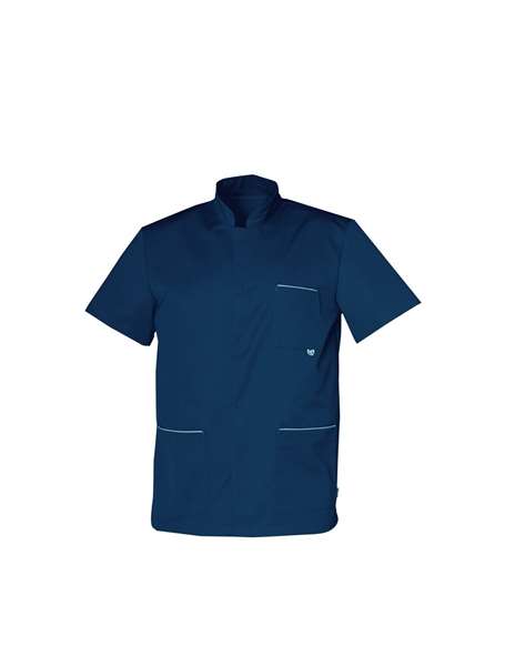 Image de TUNIQUE HOMME JAMES MANCHES COURTES MARINE T.0