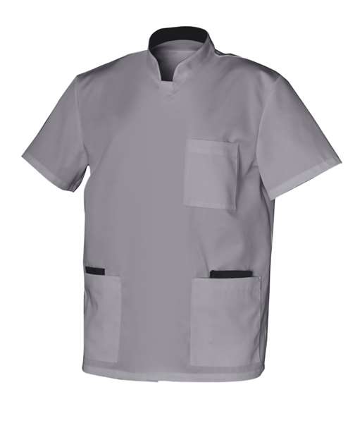 Image de TUNIQUE HOMME MANCHES COURTES WOODY VIRTUAL GREY T.1