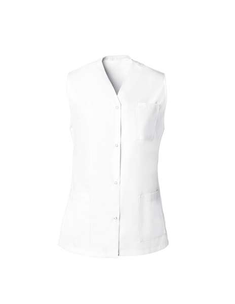 Image de TUNIQUE VIVIANE SM POLY/COTON BLANCHE TAILLE 2