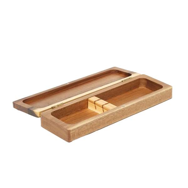 Image de 2 COUTEAU STEAK CAISSE EN BOIS