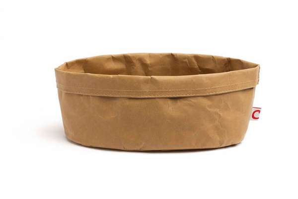Image de CORBEILLE À PAIN OVALE KRAFT LAVABLE 25X19CM