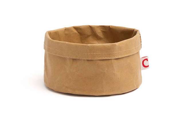 Image de CORBEILLE À PAIN RONDE KRAFT LAVABLE Ø 20 CM