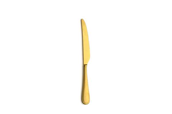 Image de COUTEAU A DESSERT CONTOUR VINTAGE GOLD LONG.216MM