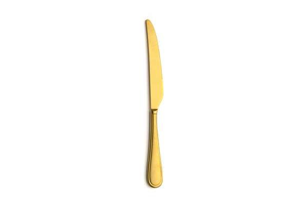 Image de COUTEAU DE TABLE CONTOUR VINTAGE GOLD LONG.238MM