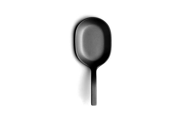 Image de CUILLERE DE DEGUSTATION OVALE LAB ICE BLACK LONG.101MM