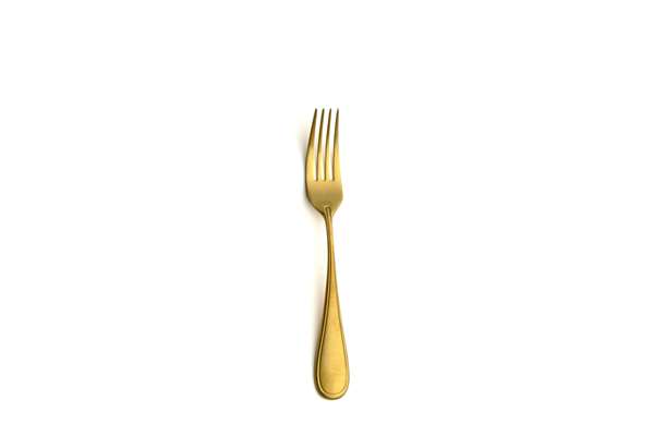 Image de FOURCHETTE A DESSERT CONTOUR VINTAGE GOLD LONG.192MM
