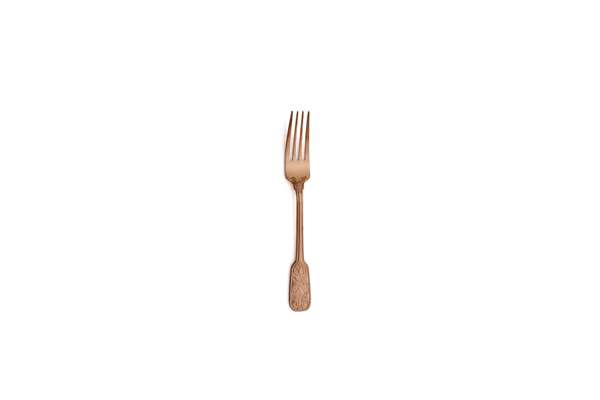Image de FOURCHETTE A GATEAU VERSAILLES SATIN COPPER LONG.140MM