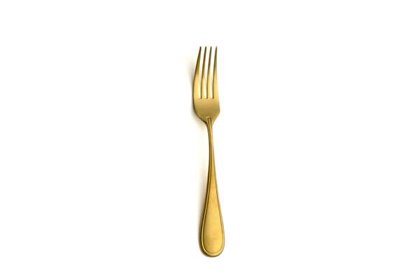 Image de FOURCHETTE DE TABLE CONTOUR VINTAGE GOLD LONG.213MM