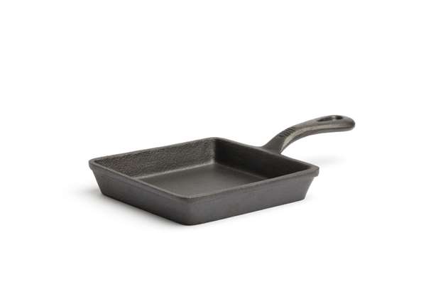 Image de MINI POÊLE CARRÉE EN FONTE  14 CM