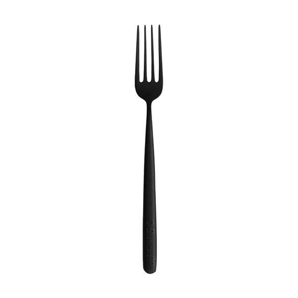 Image de FOURCHETTE DE TABLE TACT VINTAGE BLACK LONG.206MM
