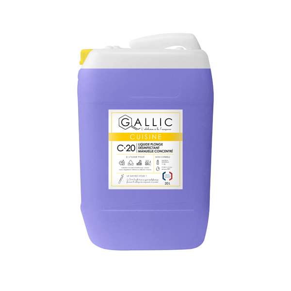 Image de GALLIC C20 -LIQUIDE PLONGE DESINFECT MANUELLE CONCENTRE 220L