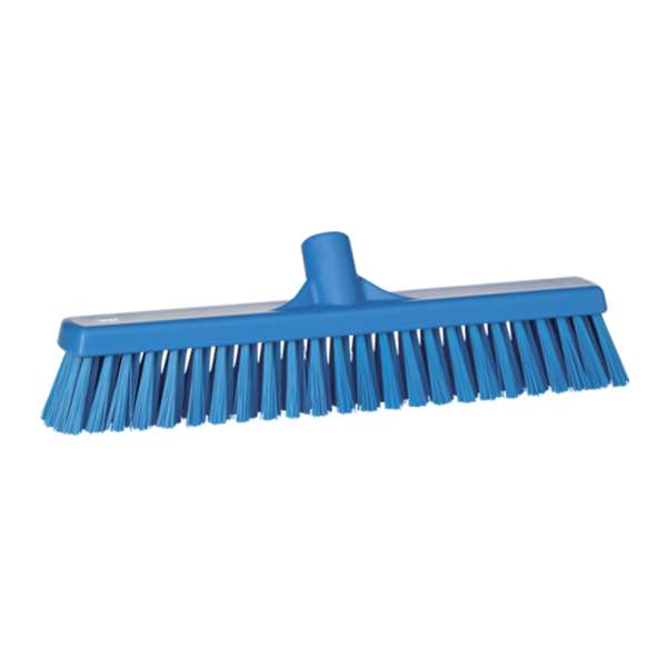 Image de VIKAN BALAI ALIMENTAIRE FIBRE DURE/SOUPLE 410MM BLEU