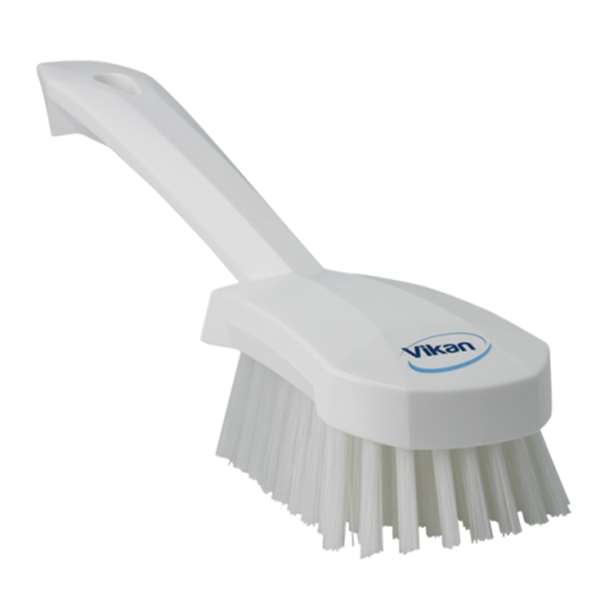 Image de VIKAN BROSSE A MAIN MANCHE COURT ALIMENTAIRE 270MM BLANC