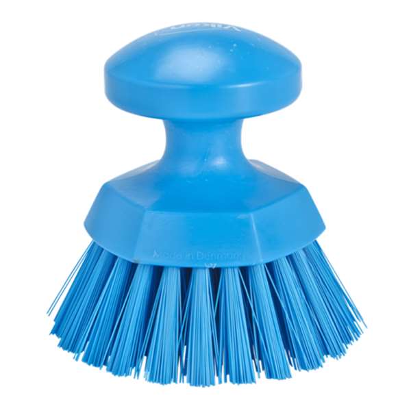 Image de VIKAN BROSSE RONDE SOLEIL ALIMENTAIRE DIAM.110MM BLEU