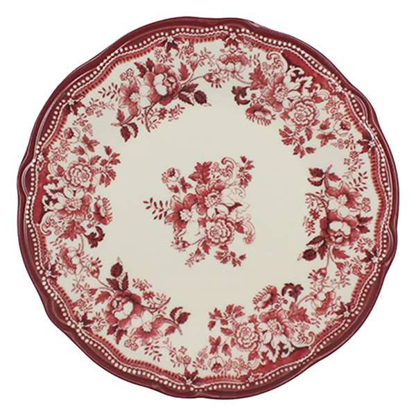 Image de ASSIETTE PLATE FAUSTINE ROSE DIAM.260MM