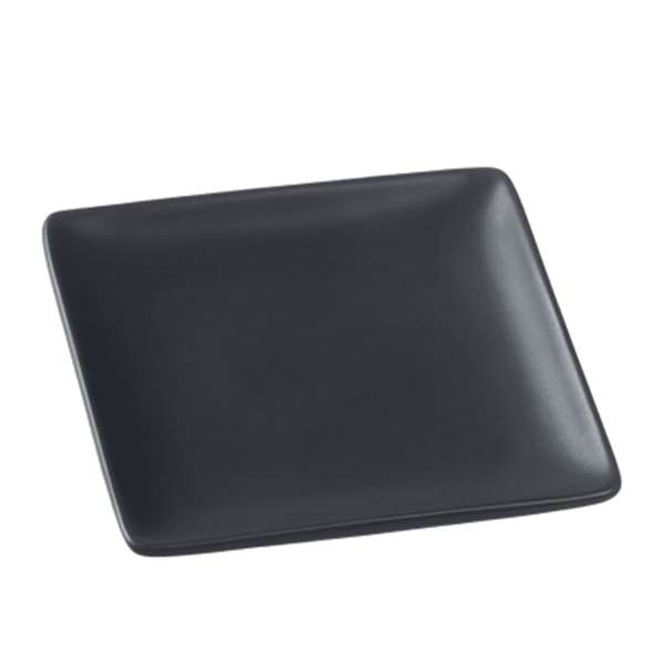 Image de ASSIETTE FLUID CERAMIQUE NOIRE (FTS110X110X14MM)X72