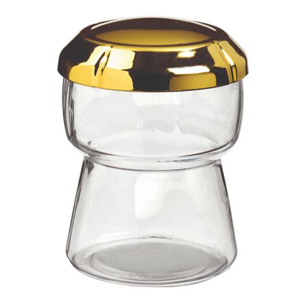 Image de BOUCHON CHAMPAGNE AVEC COUVERCLE DORE 60ML X400
