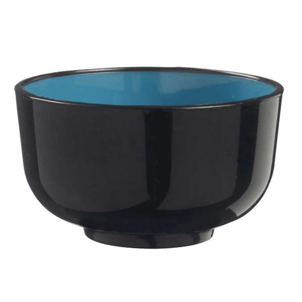 Image de MINI BOL THAI NOIR & TURQUOISE (DIAM.50MM H.28MM) 30MLX1200