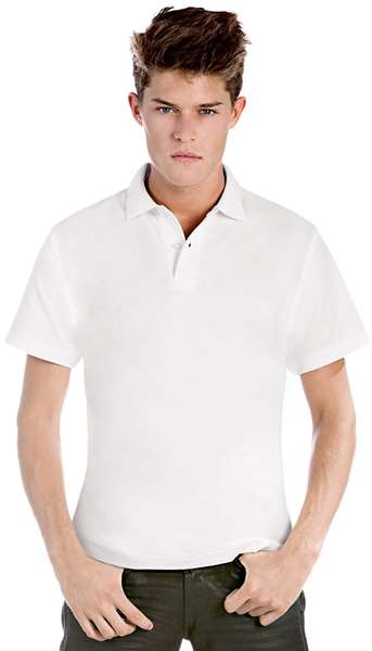Image de POLO HOMME B&C 100%COT NOIR T2XL