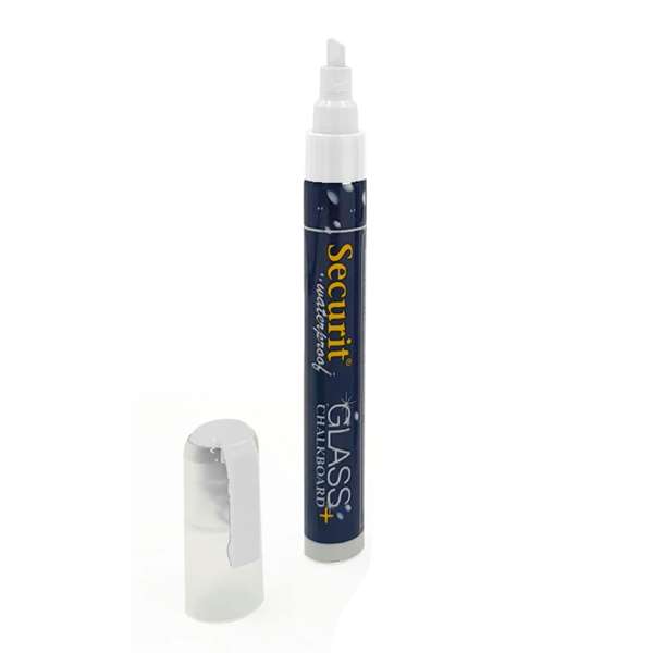 Image de FEUTRE WATERPROOF POINTE BISEAUTE BLANC X2