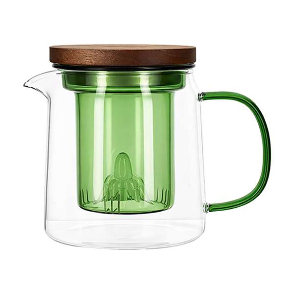Image de THEIERE LASKA AVEC ANSE ET INFUSEUR VERT 450ML